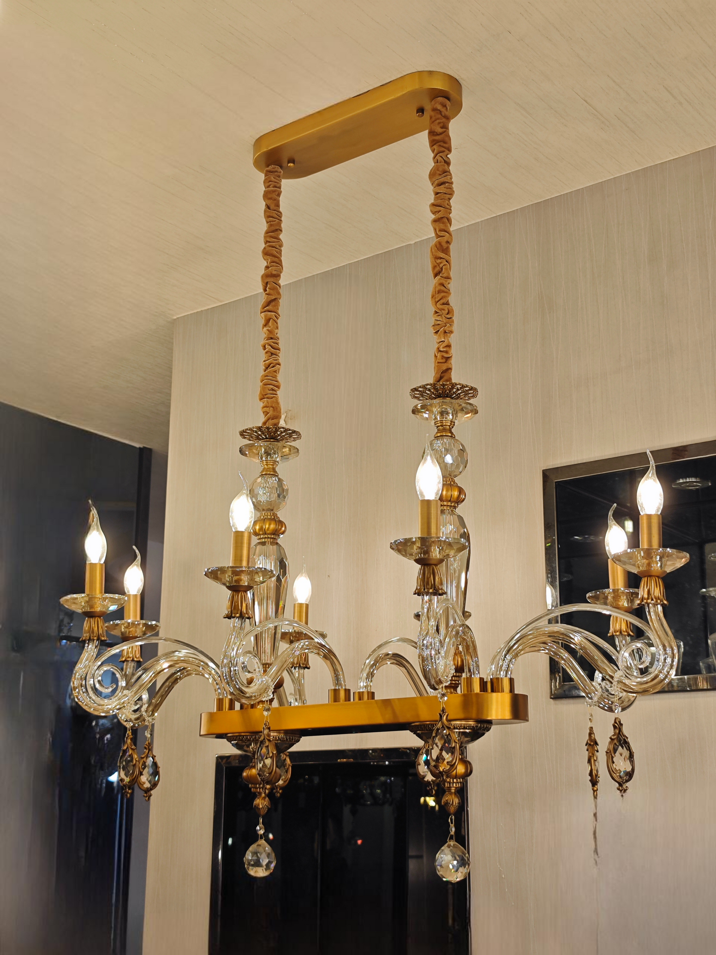 Feather Chandelier