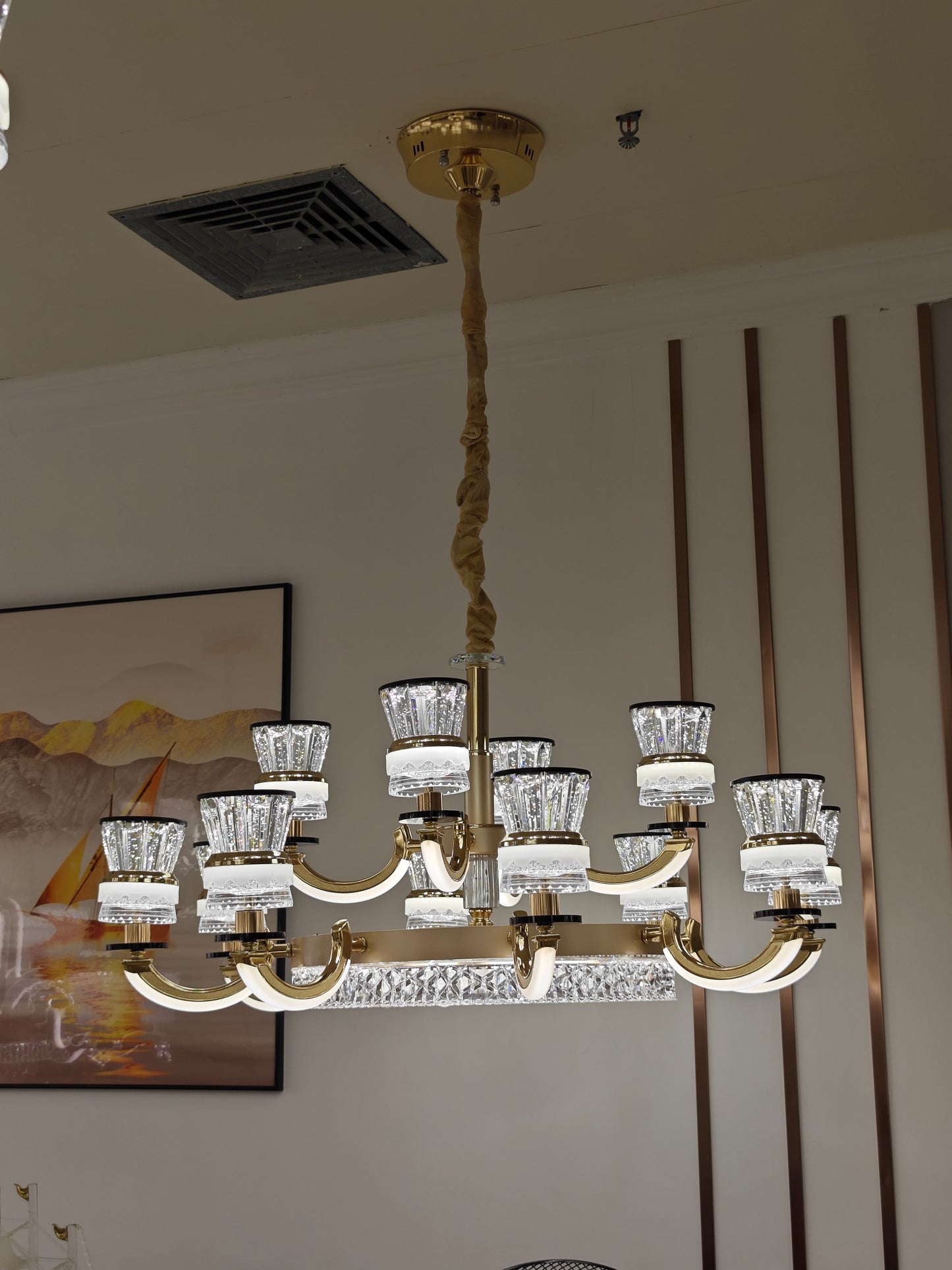 Flame Chandelier